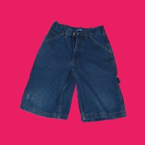 blue carpenter shorts